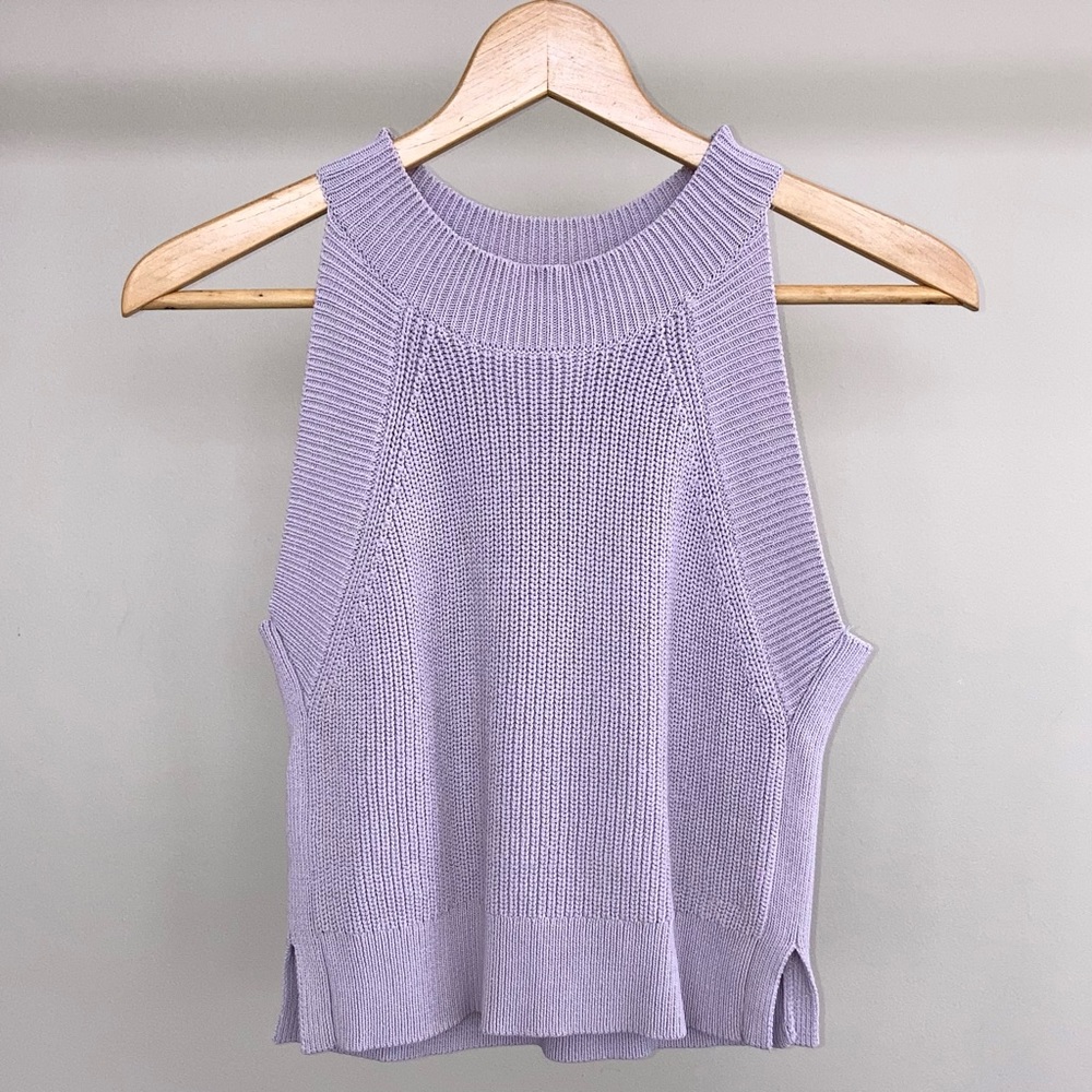 Aritzia Wilfred Crevier knit tank top. 💜 - Picture 3 of 6
